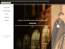 Tablet Screenshot of musical-festspiele.at